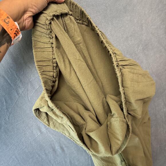 Shein Curve Women's Army Green Pull On Shorts Mom High Waist Casual Size 2XL - Picture 7 of 10